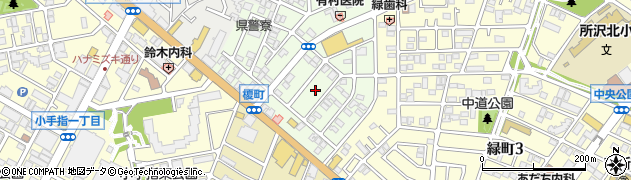 埼玉県所沢市榎町5周辺の地図