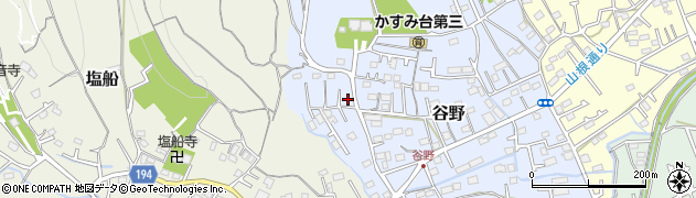 東京都青梅市谷野119周辺の地図