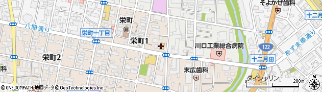 ローソン川口栄町一丁目店周辺の地図