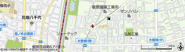 埼玉県八潮市大曽根2051周辺の地図
