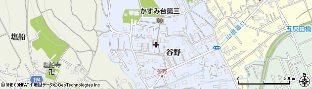 東京都青梅市谷野132周辺の地図