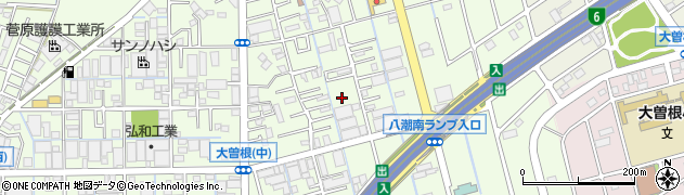 埼玉県八潮市大曽根797周辺の地図