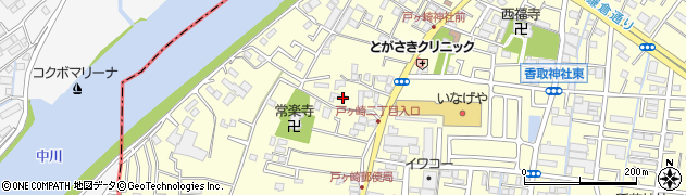 埼玉県三郷市戸ヶ崎2212-13周辺の地図