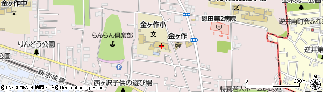 千葉県松戸市金ケ作317周辺の地図