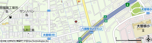 埼玉県八潮市大曽根703周辺の地図