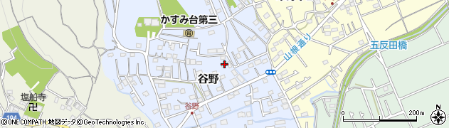 東京都青梅市谷野87周辺の地図