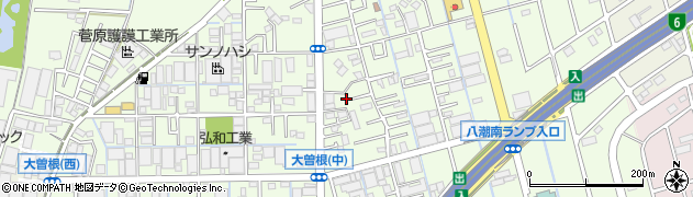 埼玉県八潮市大曽根864周辺の地図