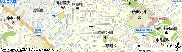 シティ新所沢周辺の地図