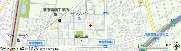 埼玉県八潮市大曽根920-1周辺の地図