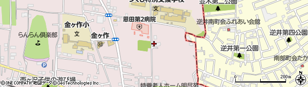 千葉県松戸市金ケ作293周辺の地図