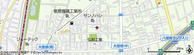 埼玉県八潮市大曽根1225周辺の地図