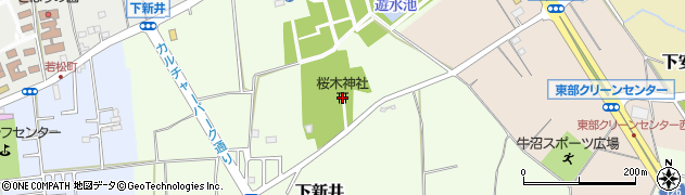 桜木神社周辺の地図