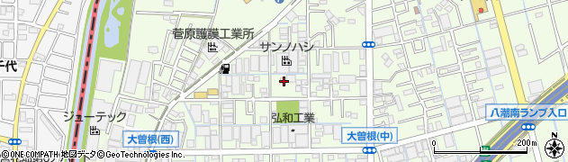 埼玉県八潮市大曽根1221周辺の地図