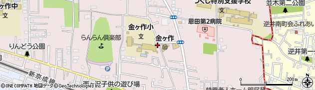 千葉県松戸市金ケ作304-2周辺の地図