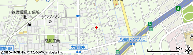 埼玉県八潮市大曽根812周辺の地図