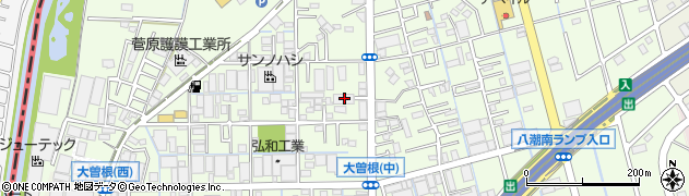 埼玉県八潮市大曽根910周辺の地図