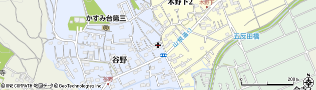 東京都青梅市谷野80周辺の地図