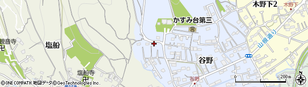 東京都青梅市谷野117周辺の地図