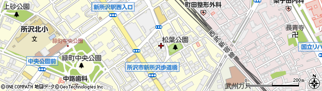 明治安田生命新所沢ビル管理室周辺の地図