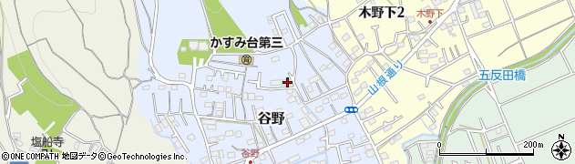 東京都青梅市谷野144周辺の地図