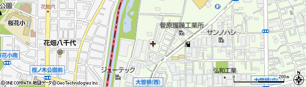 埼玉県八潮市大曽根2062周辺の地図