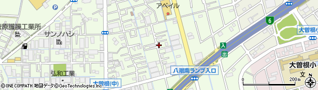 埼玉県八潮市大曽根708周辺の地図