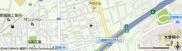 埼玉県八潮市大曽根1707周辺の地図