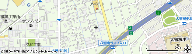 埼玉県八潮市大曽根707周辺の地図
