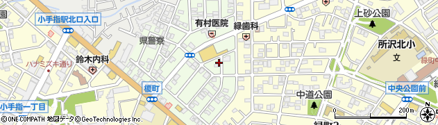 埼玉県所沢市榎町2周辺の地図