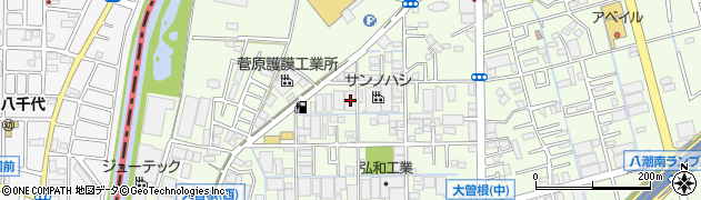 埼玉県八潮市大曽根1266周辺の地図