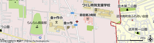 千葉県松戸市金ケ作305-1周辺の地図