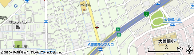 埼玉県八潮市大曽根651周辺の地図