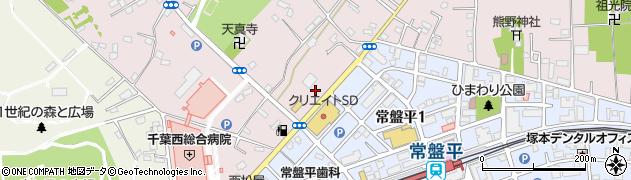 千葉県松戸市金ケ作96周辺の地図