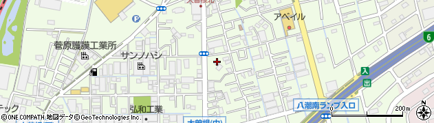 埼玉県八潮市大曽根853周辺の地図