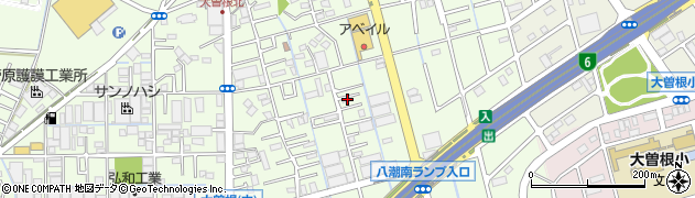 埼玉県八潮市大曽根710周辺の地図