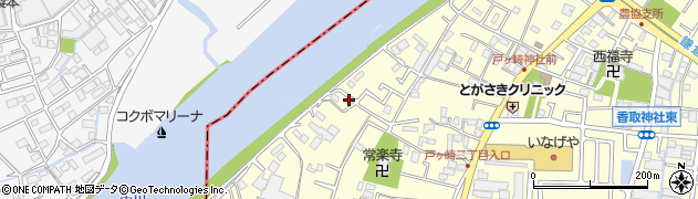 埼玉県三郷市戸ヶ崎3242周辺の地図