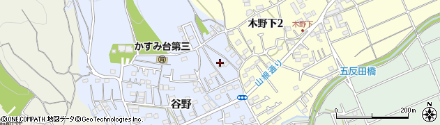 東京都青梅市谷野154周辺の地図