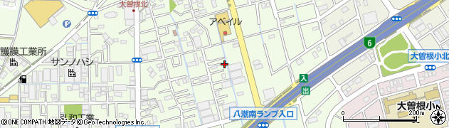 埼玉県八潮市大曽根712周辺の地図