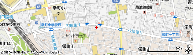 ドライショップ白鳥コスモ栄町店周辺の地図