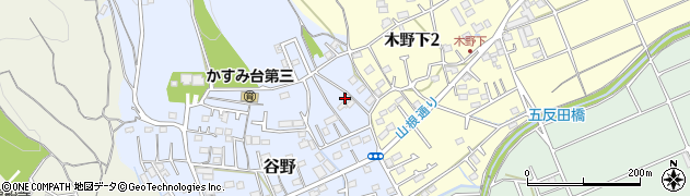 東京都青梅市谷野157周辺の地図
