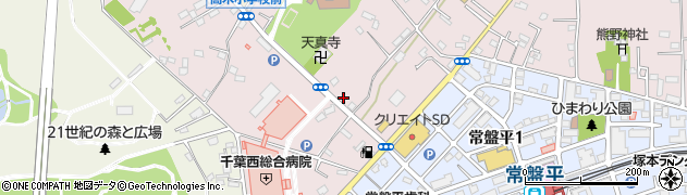 千葉県松戸市金ケ作104-8周辺の地図