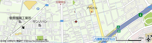 埼玉県八潮市大曽根817周辺の地図