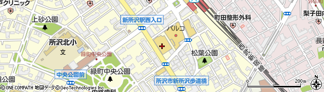 クイックボーイ新所沢パルコ店周辺の地図