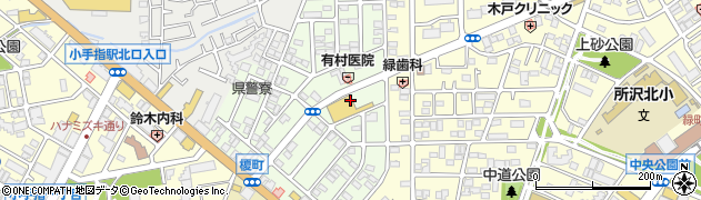 埼玉県所沢市榎町1周辺の地図