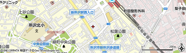 カラダファクトリー　新所沢パルコ店周辺の地図