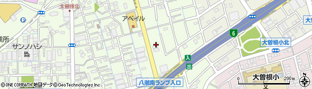 埼玉県八潮市大曽根653-1周辺の地図