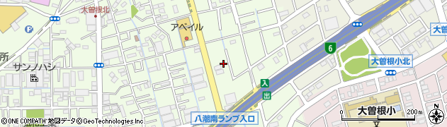 埼玉県八潮市大曽根653周辺の地図