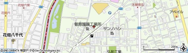 埼玉県八潮市大曽根1151周辺の地図