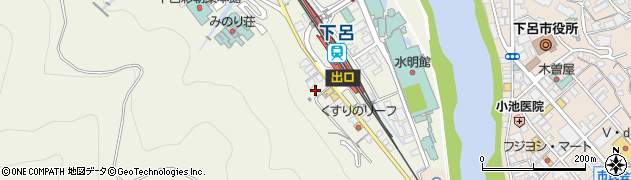 岐阜県下呂市幸田周辺の地図