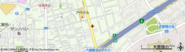 埼玉県八潮市大曽根654周辺の地図